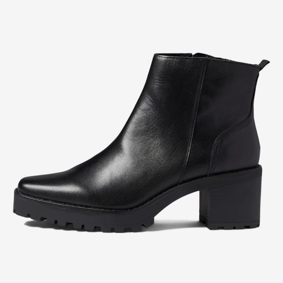 NWOT Andre Assous Milla Genuine Leather Ankle Boots in Black Sz. 8.5 - Picture 3 of 15